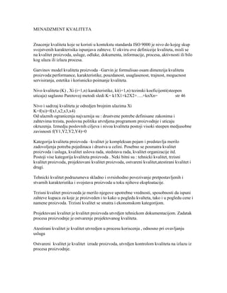 Menadžment kvaliteta