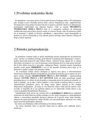 Istorija – Prvi deo