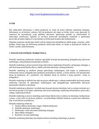 Strateški marketing