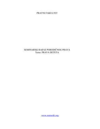 PRAVA DETETA
