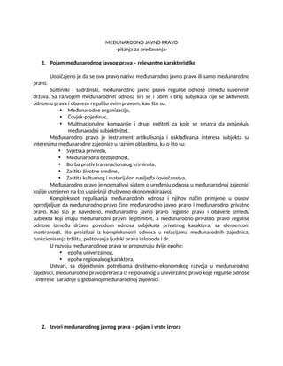 Medjunarodno javno pravo skripta