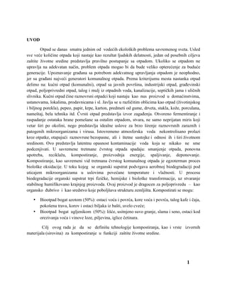 Biorazgradivi otpad i kompostiranje