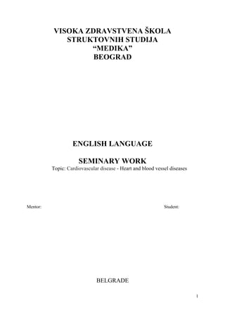 Cardiovascular disease – Kardiovaskularna oboljenja