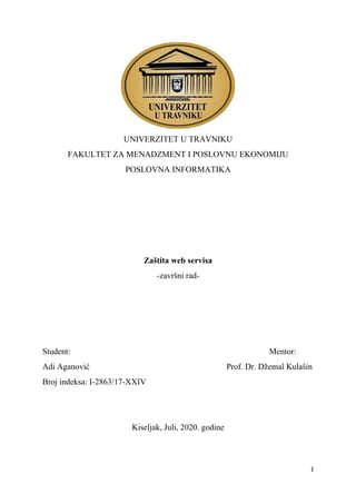 Zaštita web servisa