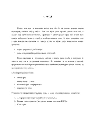 Arterijski krvni pritisak