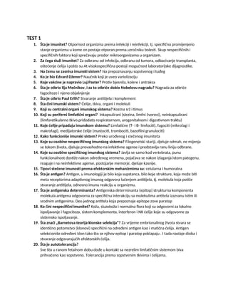 Imunologija po pitanjima