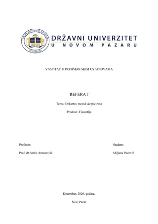 Dekartov skepticizam