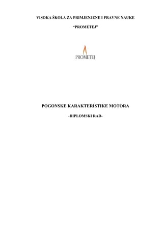 Pogonske karakteristike motora