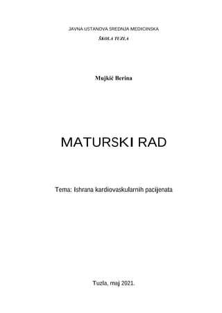 Ishrana KV pacijenata