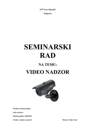 Video nadzor