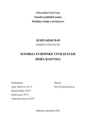 Istorija civilizacije