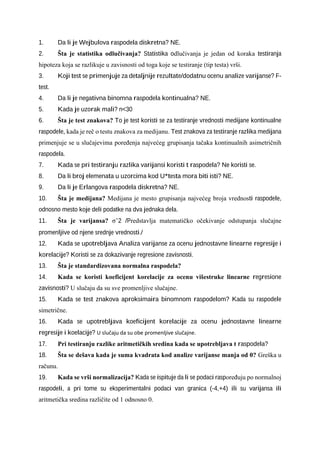 Ispit – inženjerska statistika