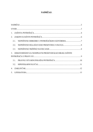 Zaštita potrošača