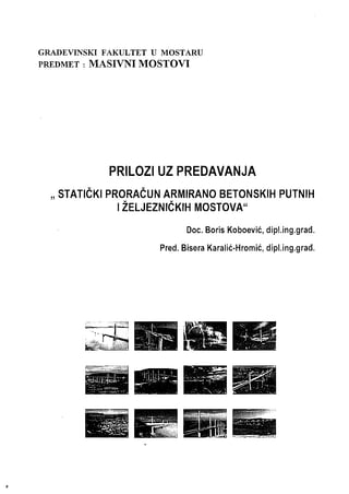Statilki proračuni mostova