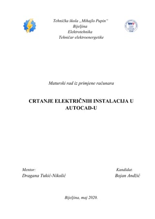 Električne instalacije u AutoCad-u