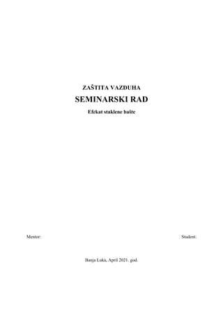 Efekat staklene baste