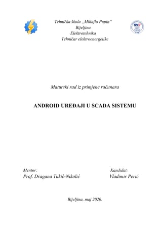 Android uređaji u SCADA sistemu