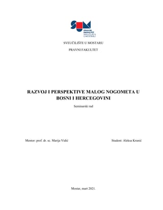 Razvoj malog nogometa