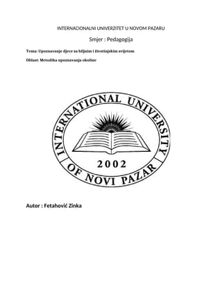 Metodika upoznavanja okoline