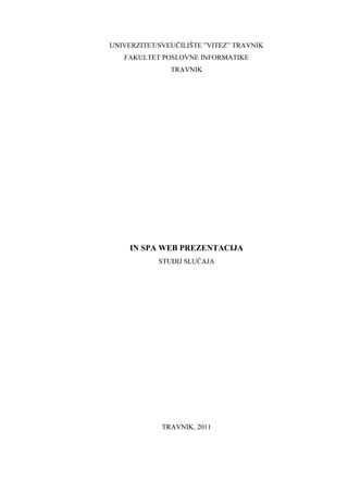 Internet marketing – in spa web