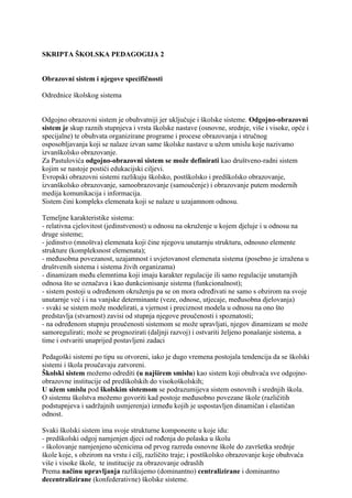 Školska pedagogija 2