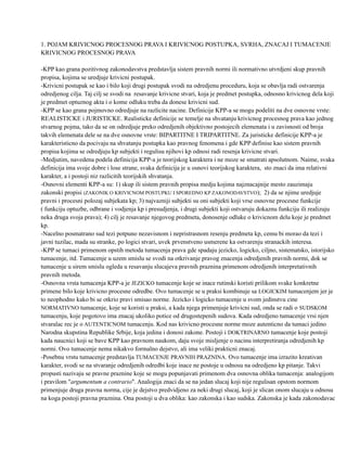 Krivično Procesno Pravo 1