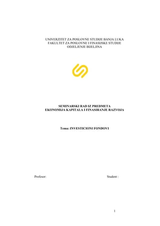 Investicioni fondovi