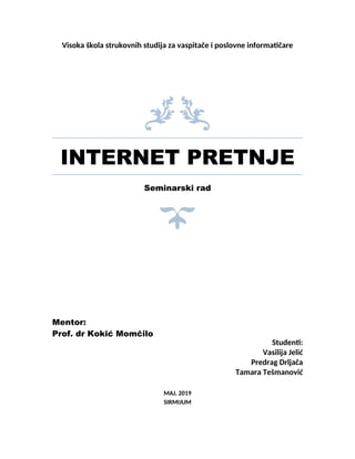Internet pretnje