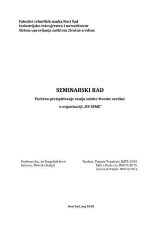 Zaštita životne sredine