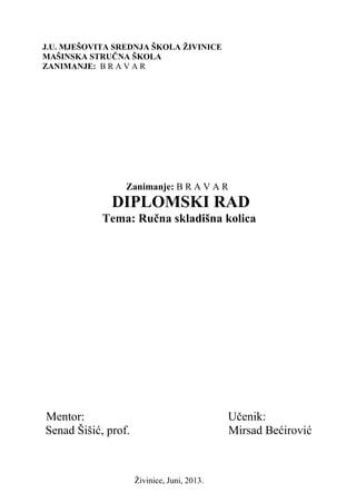 Ručna skladišna kolica