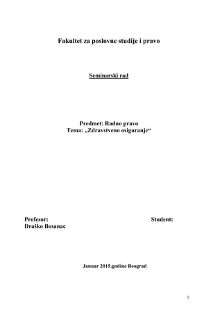 Zdravstveno osiguranje