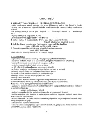 Pregled istorije srednjeg veka: država, pravo i društvo