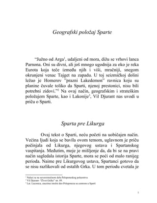 Društveno-istorijski razvoj Sparte