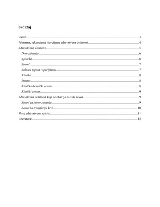 Koncept zdravstvene zaštite