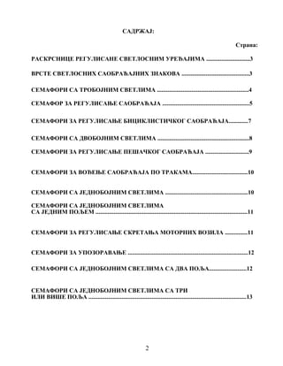 Raskrsnice regulisane svetlosnim uređajima: vrste i primena