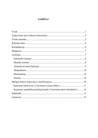 Upala žučne kese (akutni holecistitis): uzroci, dijagnoza i lečenje