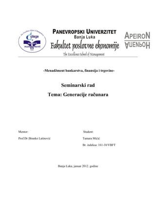 Generacije računara