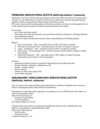 Zdravstvena zaštita