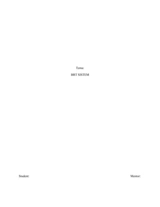 Brt sistem