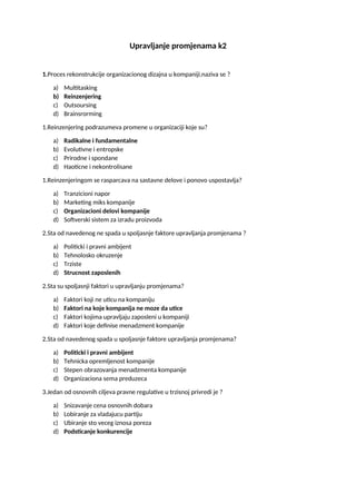 Upravljanje promenama