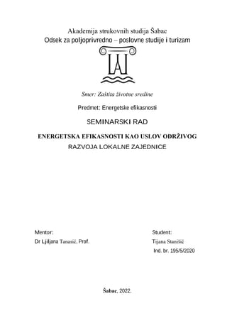 Energetska efikasnost