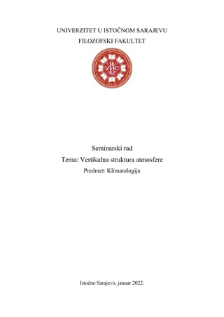 Vertikalna struktura atmosfere