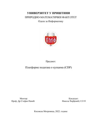 Platforme podataka o kupcima (CDP)