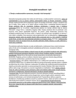 Strategijski menadžment