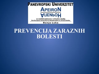 Prevencija zaraznih bolesti