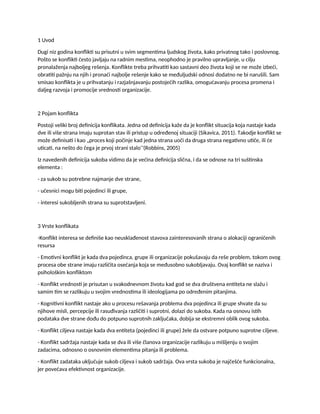 Metode i tehnike resavanja konflikta