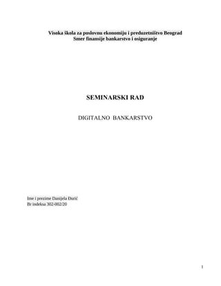 Digitalno bankarstvo