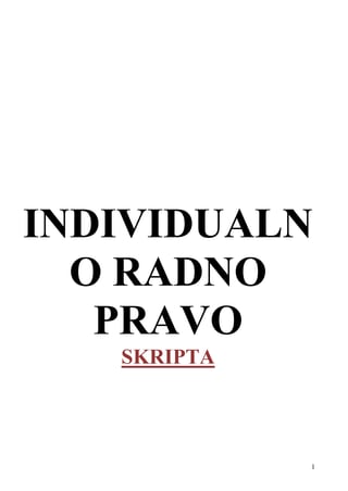 Individualno radno pravo