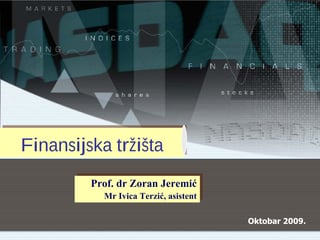 Finansijska tržišta