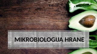 Mikrobiologija hrane